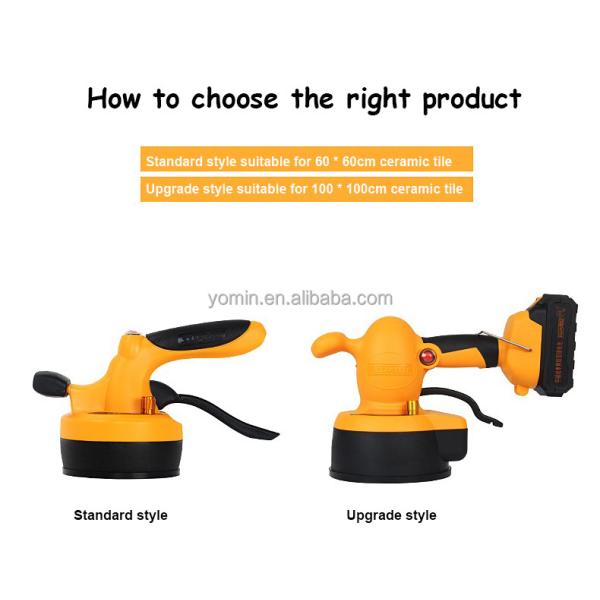 21V Tiles Automatic Paving Tools Tile Laying Vibrator, Tile Installation Machine, High-power Paving brick Wall