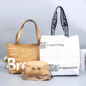 Recycle Untearable Durable Waterproof Eco-Friendly Punched Tote Tyvek Dupont