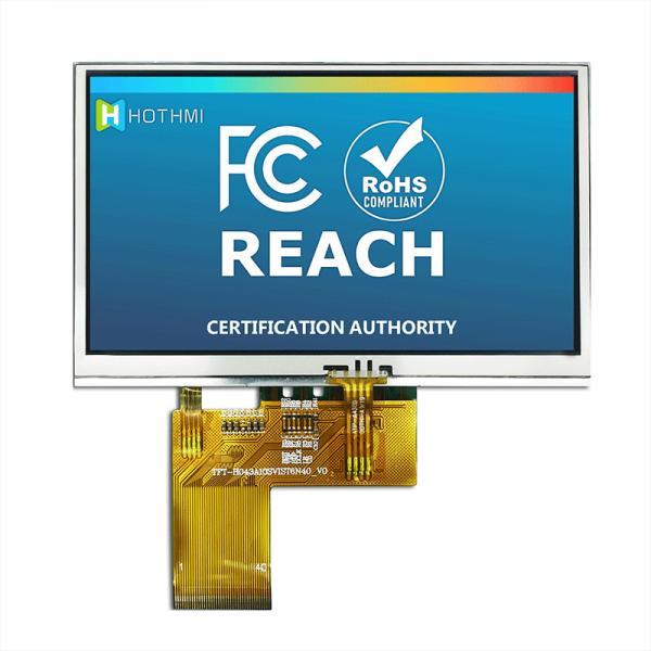 4.3 Inch TFT LCD Display Module | Resistive Touchscreen With ST7262 Controller