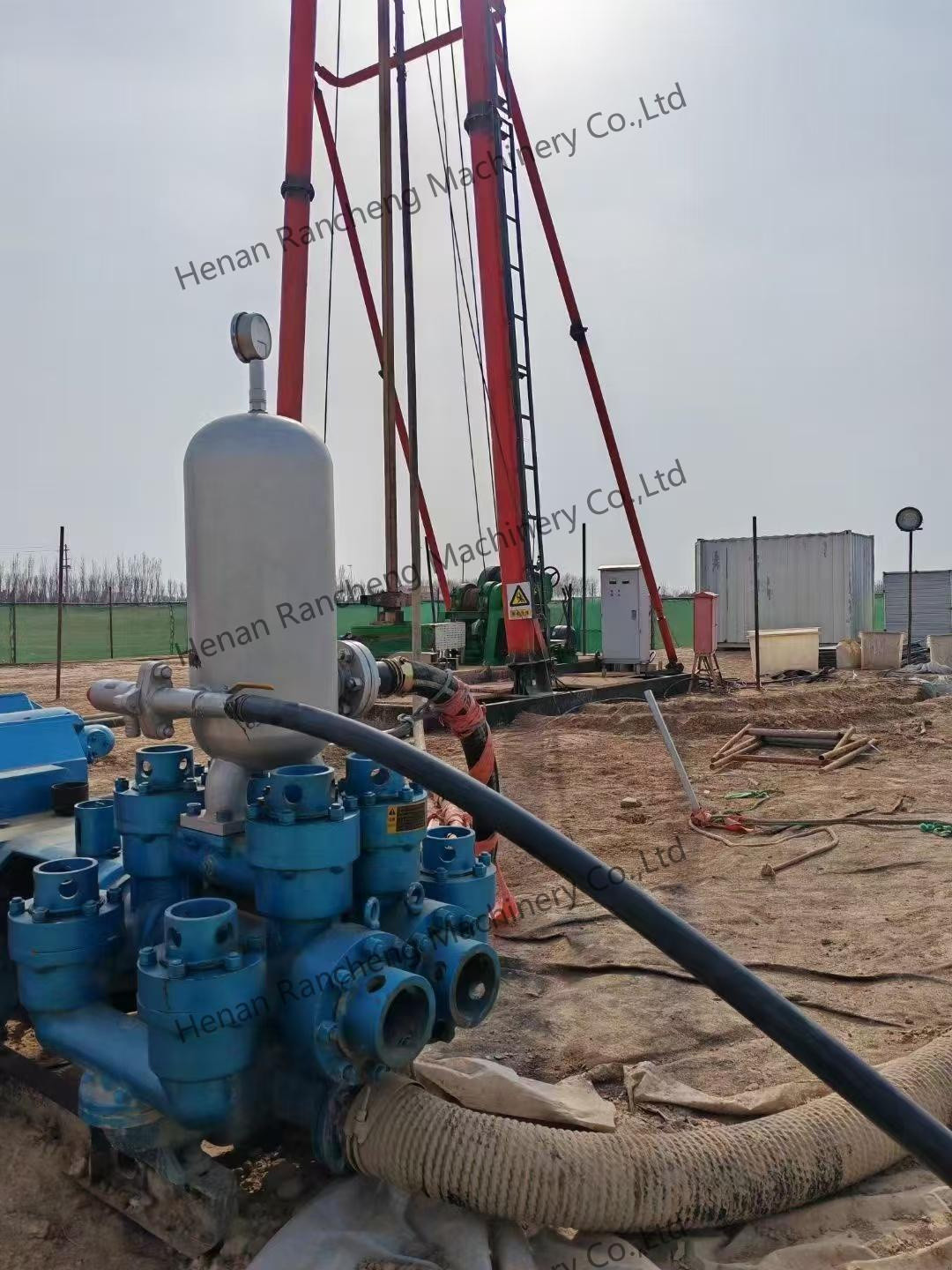 185KW Power 7MPa Maximum Pressure Drilling Mud Pump For Water Well Drilling