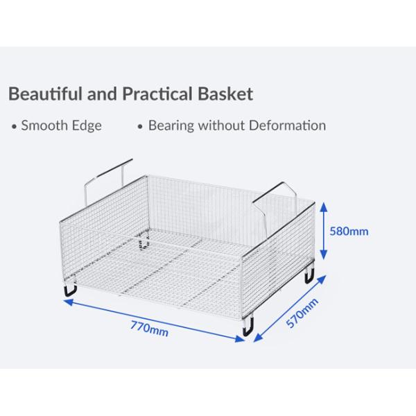 288L Industrial Ultrasonic Cleaner Ultrasonic Blind Cleaner With Stainless Steel Basket