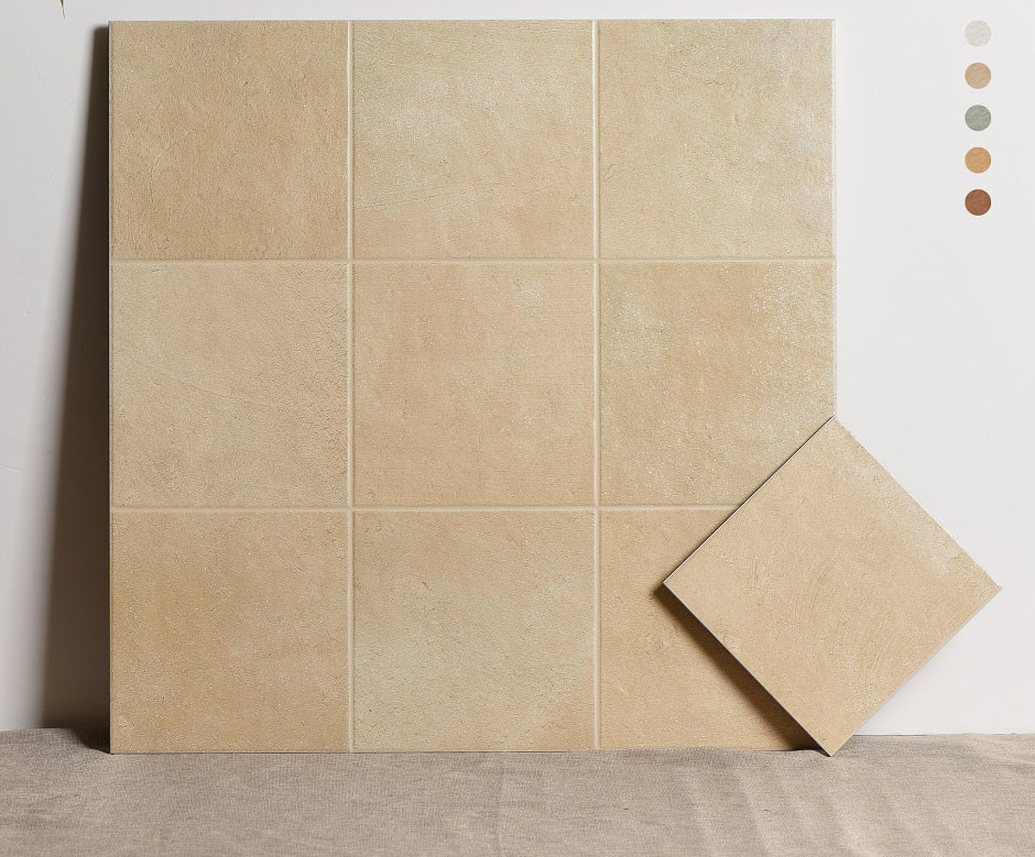 60x60cm Light Yellow Rustic Porcelain Tile for Indoor Floor and Wall