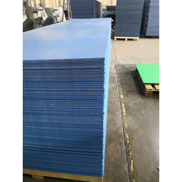 Reusable ESD Corrugated Plastic Sheet , Black Corrugated Plastic Board