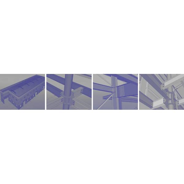 Custom Size Steel Agricultural Buildings Grain Storage Building Complex