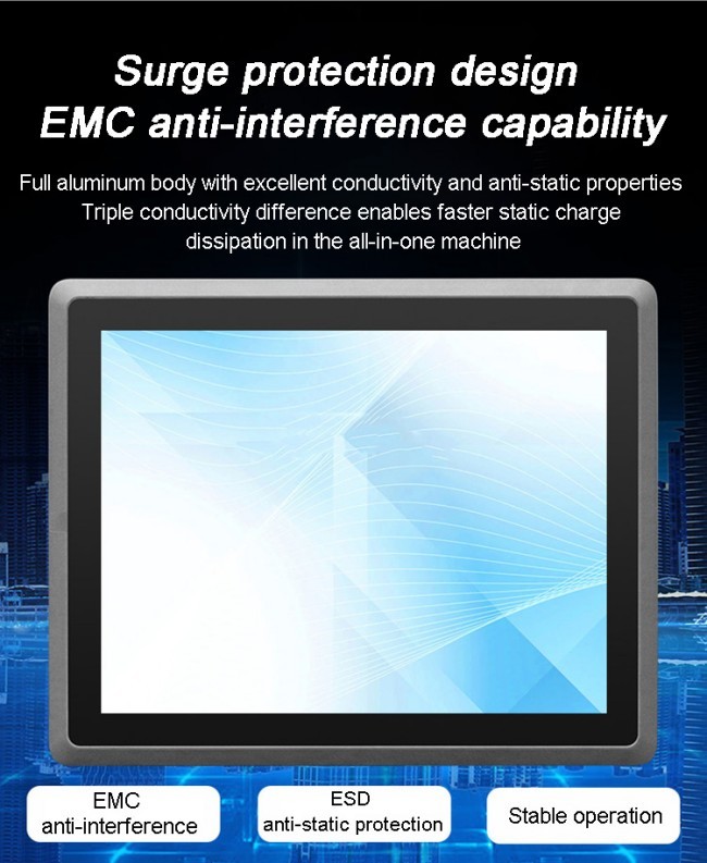21.5 Inch J6412 Embedded Android Industrial All-in-One Computer Computer Touch Panel PC