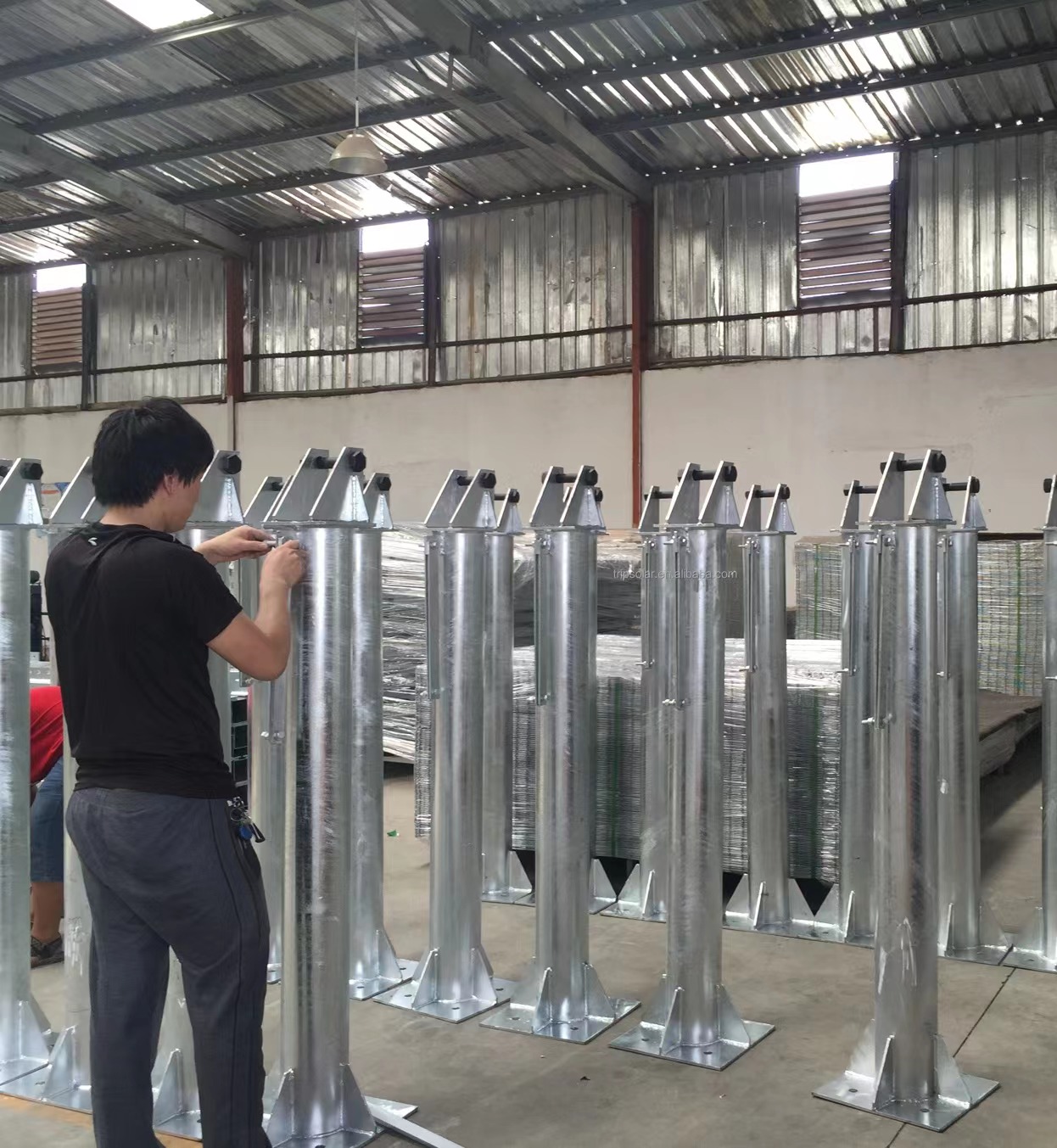 Solar Rail Connector Clamp for Solar Panel Mounting on Landscape/Portrait Orientation