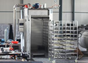 China 12KW Automatic Food Processing Machines / Sausage Stainless Steel Smokehouse wholesale