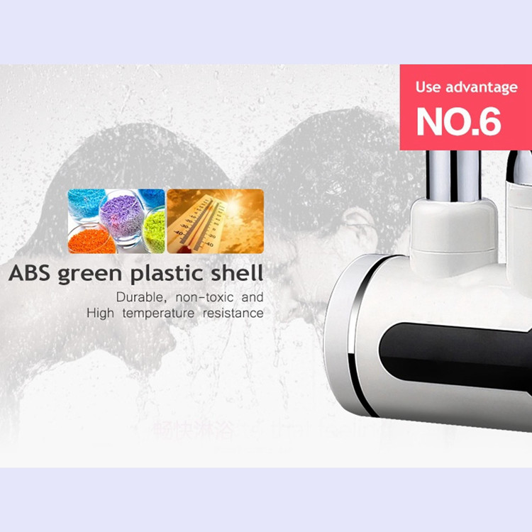 Automatically Faucet Instant Hot Water Tap For Sink 3000W ABS Material EMC