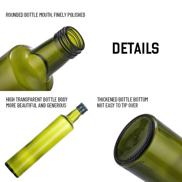 B2B Custom 750ml Glass Wine Bottles|Premium Glass Vessels|Food-Grade&UV-Protecte for Wineries&Breweries