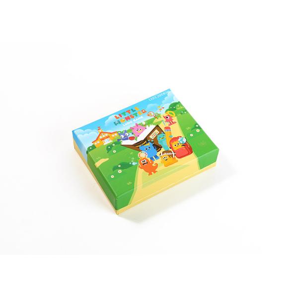 Promotional Safe Personalised Toy Box , Corrugated Educational Toy Box For Kids