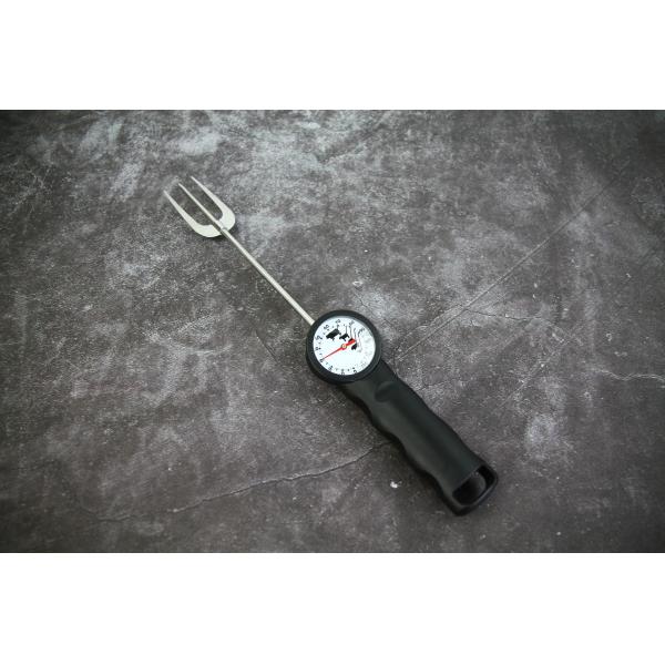 Instant Read Trident Digital Meat Thermometer Fork , Barbecue Tool Set Light Weight
