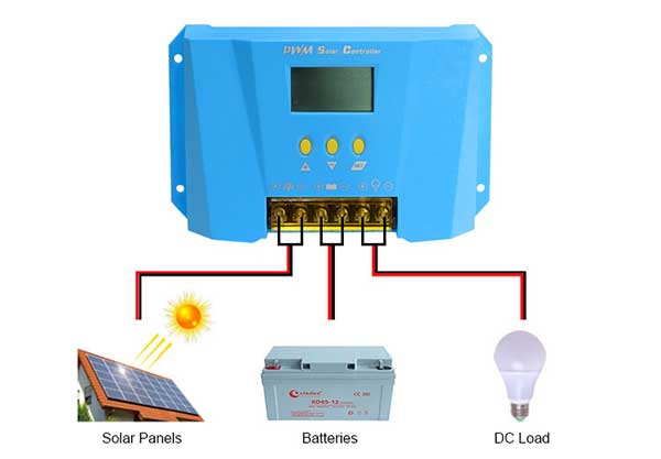 pwm charge controller wiring diagram DC 12V/24V KY1 PWM Solar Charge Controller / Pwm Charge Controller