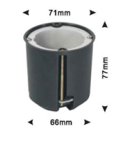 80° Beam Angle LED Recessed Wall Mounted Light , 3 W Pure White Mini LED Stair Light