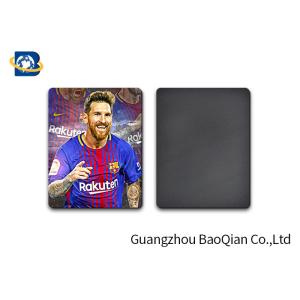 China 3D Fridge Lenticular Magnet Football Star Lionel Andres Messi Printed Pattern wholesale