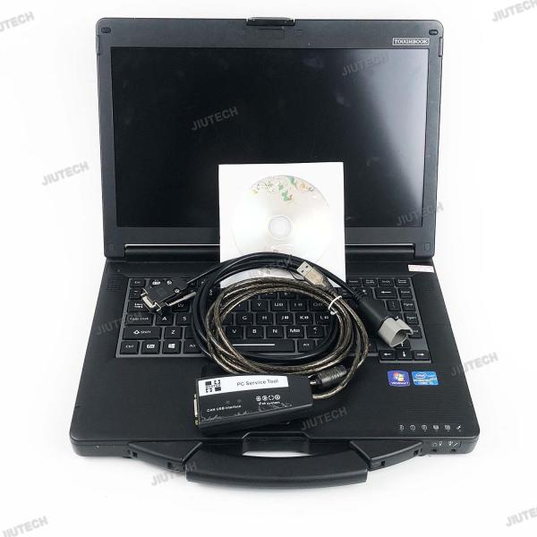 For Hyster Yale Forklift Truck Diagnostic Scanner Ifak CAN USB interface Diagnostic Tool + CF53 laptop