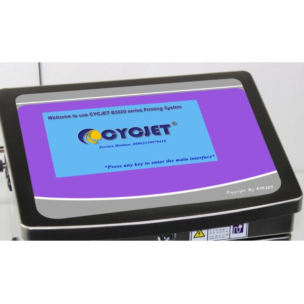 Food Package Industrial Inkjet Printer Semi Automatic Coding Machine