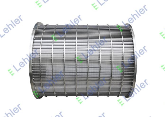 China Cylindrical SS316L Pressure Screen Basket For Latex Filtration wholesale