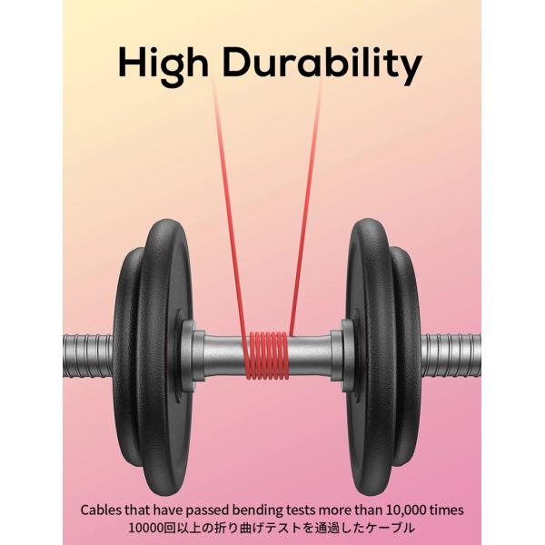 PVC TPE Jacket C Type Fast Charging Cable 1M For Android Mobile Phone