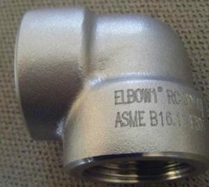 China stainless ASTM A182 F316LN threaded elbow wholesale