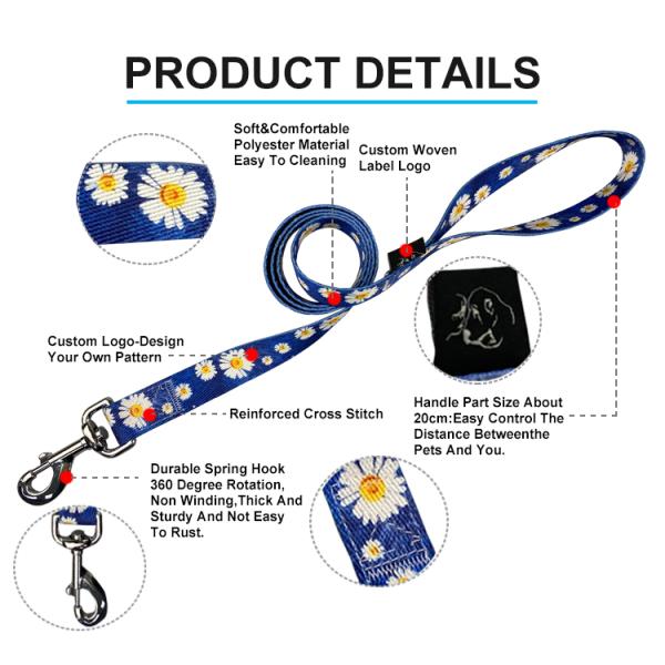 Small Medium Large Classic Dog Collar With Quick Release Buckle
