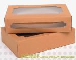 Auto-Pop Up Kraft Cookie Boxes For Gift Giving 8x5.3x2 Brown Treat Box With