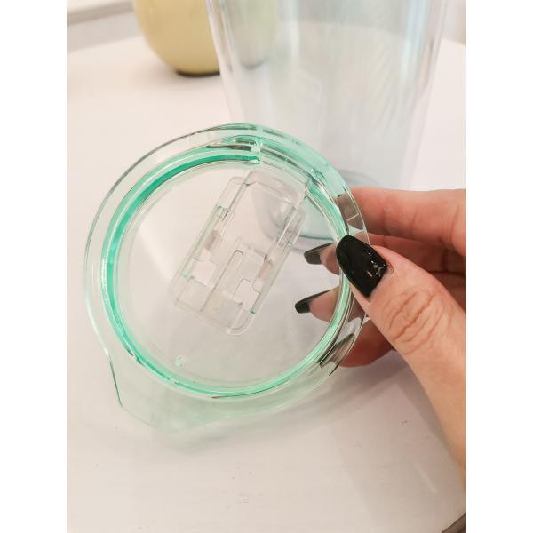 Renewable Push Plate Cup RPS Fresh And Light Lemonade Double-layer Fruit Tea Cup 530ML GRS Certified