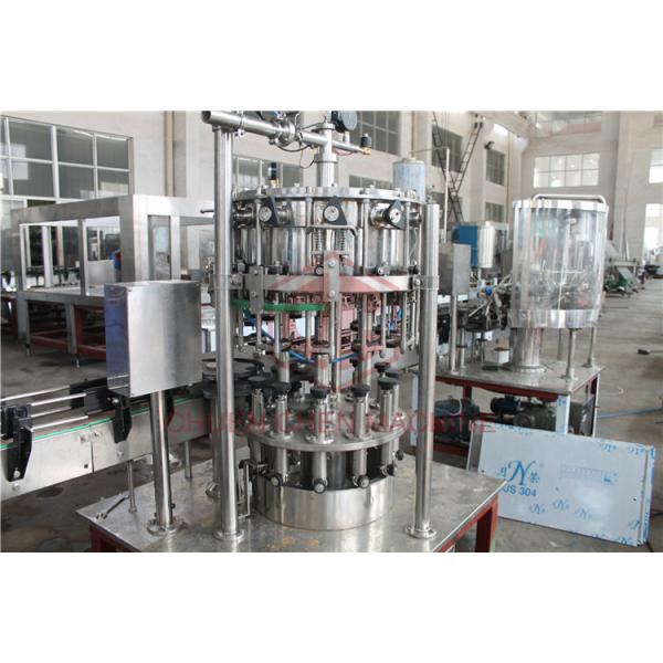 370ML Glass Bottle Carbonated Drink Filling Machine , Beer Bottle Capping Machine