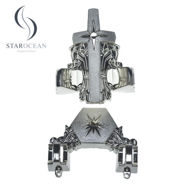 Silver Custom Coffin Corner PP Material Coffin Accessories Funeral Supplies 12#