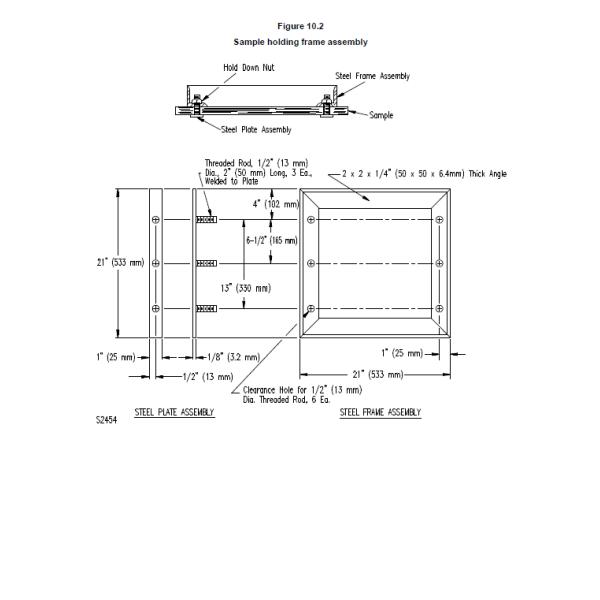 UL181 Testing Setup Fire Flame Penetration Test Apparatus Lab Fire Test Equipment