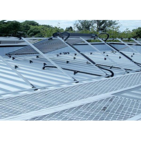 Safety Nature Catway Roof Aluminium Walkways For Metal Solar Mounting Systems