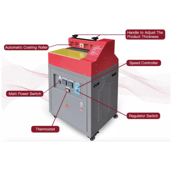 Customized Width Hot Melt Glue Coating Machine Glue Applicator Roller Machine