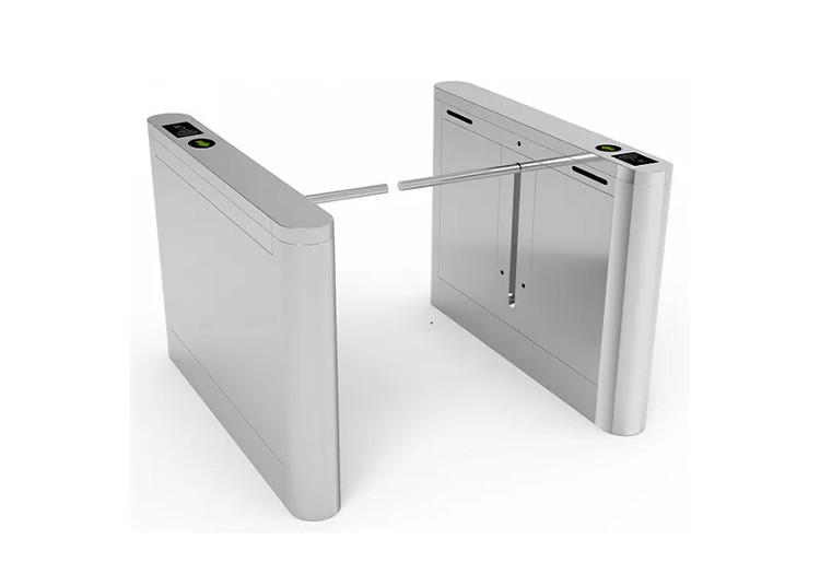 China 1000mm Lane Bidirectional Mifare Reader Drop Arm Turnstile wholesale