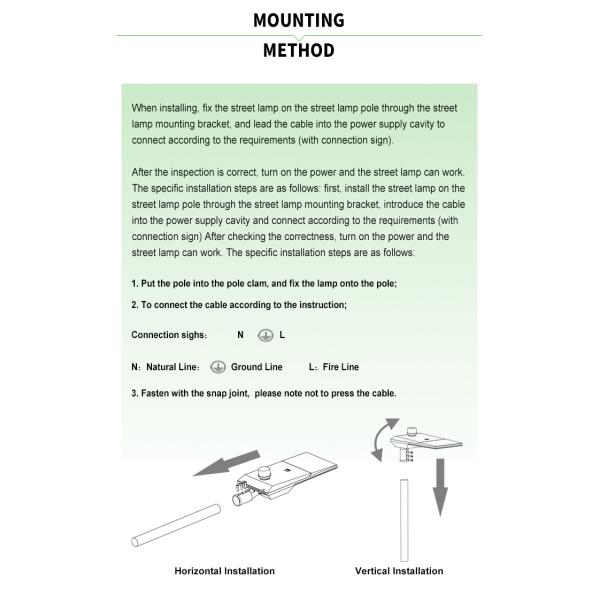 Modern Design LED Street Light Luminaire Roadway Lamp Die Casting Aluminium Housing CE IP66