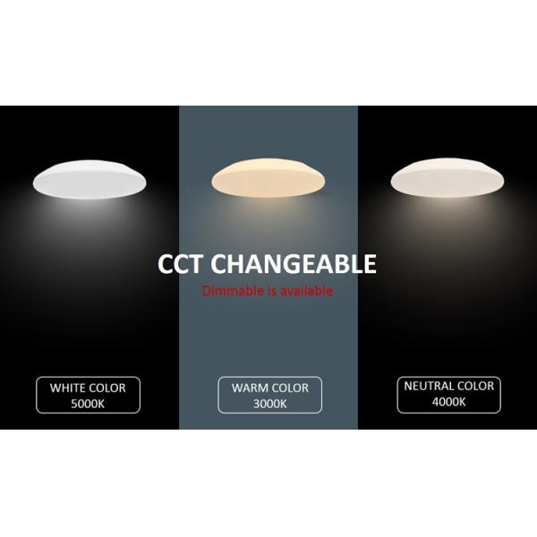 1100lm 12W 25W Dimmable Led Oyster Ceiling Lights Replacement Lamp For Bedroom Ceiling
