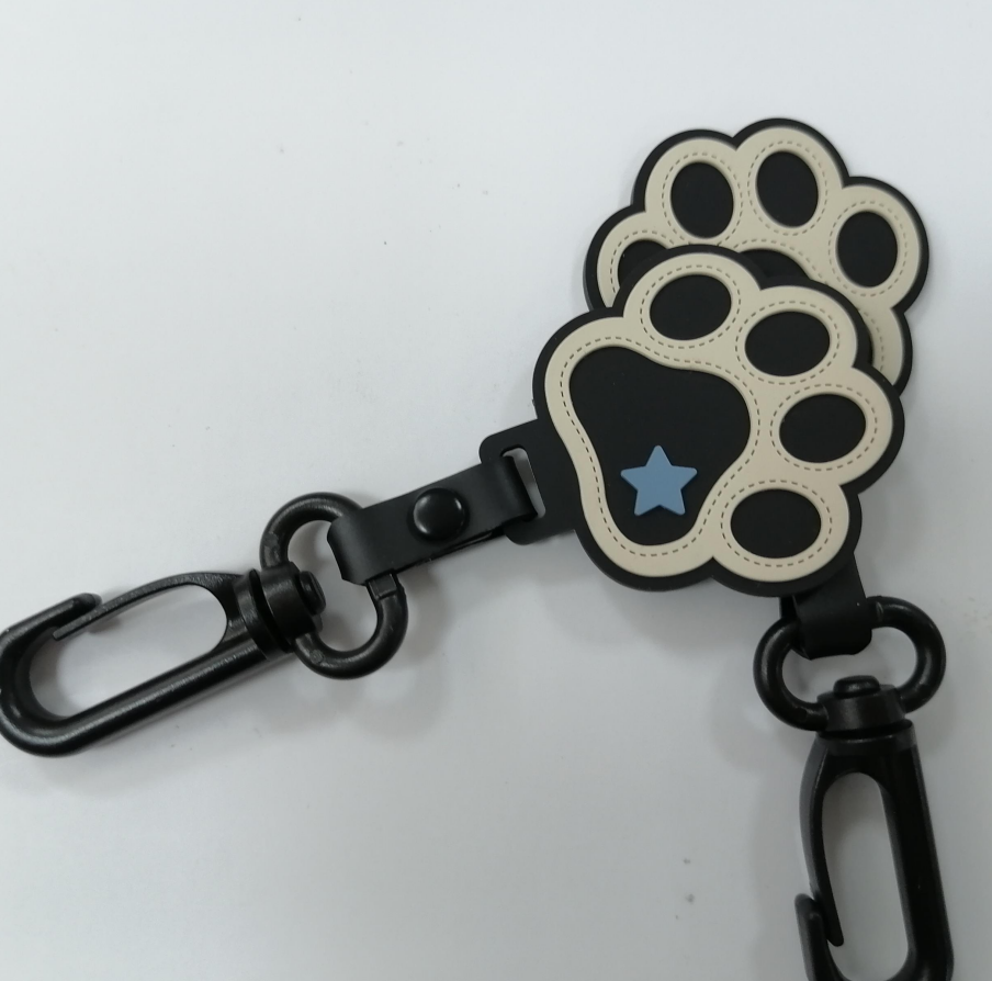 Badge Silicone Customized 3D Rubber Patches Heat Transfer For Garment