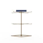 Trinket Wire Hooks Rotating OEM Metal Table Top Display Stands