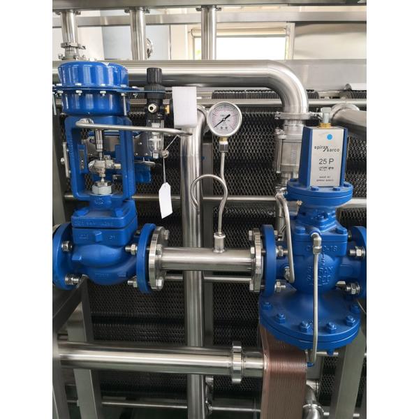 Depend Machine Capacity Plate Juice UHT Sterilizer Milk Pasteurizer Machine in Polish