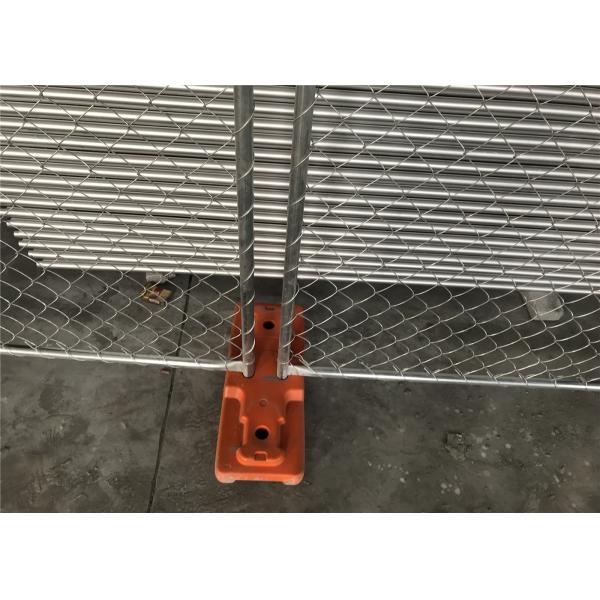 Temporary Chain Link Fence Panels 6'Height X 14' Width 35mm wall thickness 1.5mm Mesh 2.5" x 2.5" diameter 11.5ga
