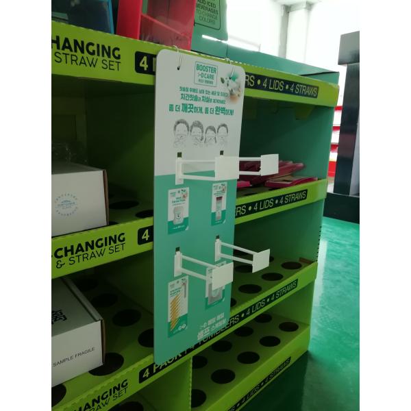 4C Printing 350gsm CCNB Cardboard Hanger Display For Toothbrush