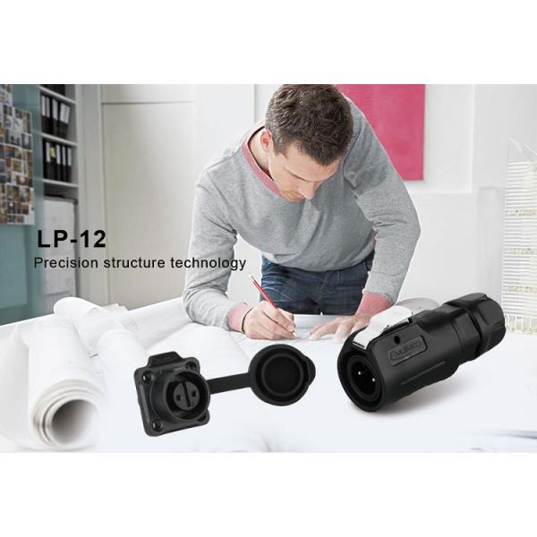 CNLINKO M12 Professional Electrical 2 Pin Extension Wire Connector Cable Waterproof IP68 for Led Lighting