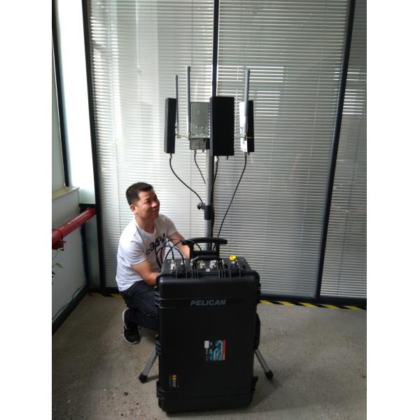 360 Degree S400 Anti Drone System Jammer Detector All In One Machine Coverage Up To 1000M