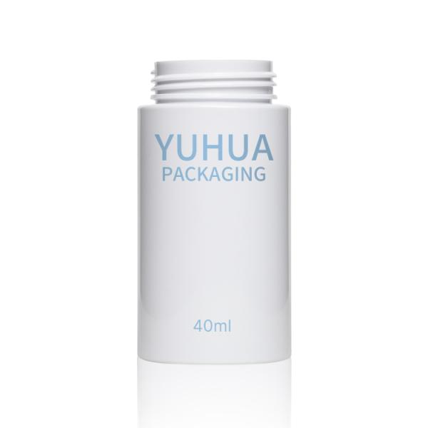 40ml Foam Pump Plastic Packaging Bottles White Color Screen Printing