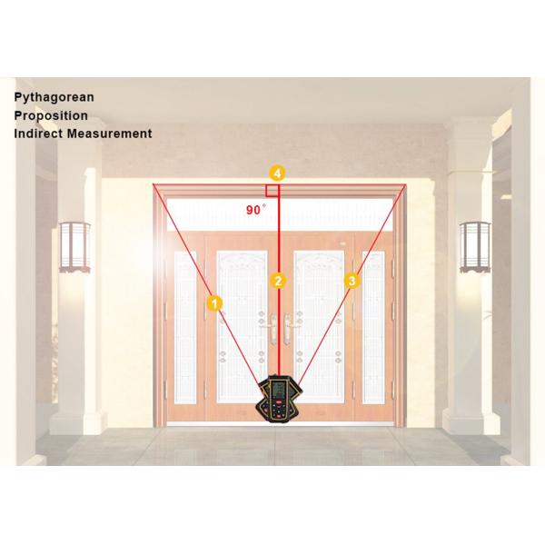 10 key 40M Laser Distance Meter Rangefinder Range Finder Electronic Ruler Digital Tape Measure Area volume Tool Bubble