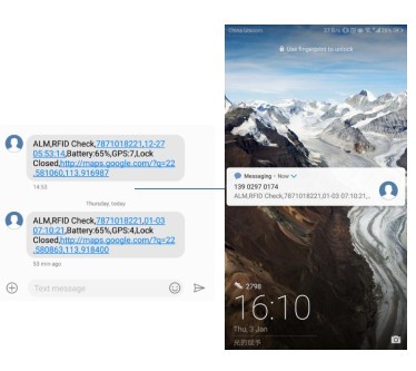 Waterproof Intelligent Electronic Lock Cold Chain Temperature Monitoring Devices ISO9001