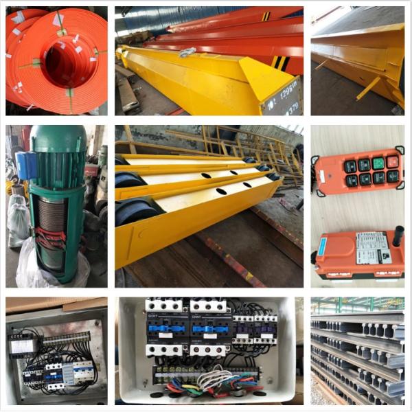 Span 31.5m Overhead Travelling Crane Single Girder 5 Ton With Track