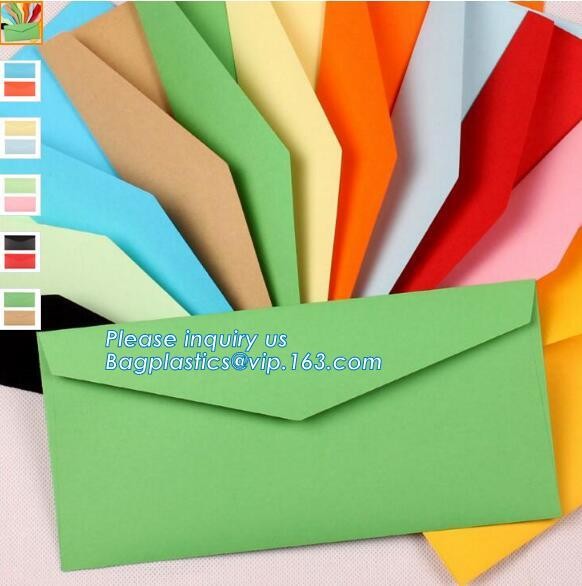 colorful gift custom kraft paper envelope packaging,Eco friendly cheap paper envelope gift card envelope, bagplastics pa