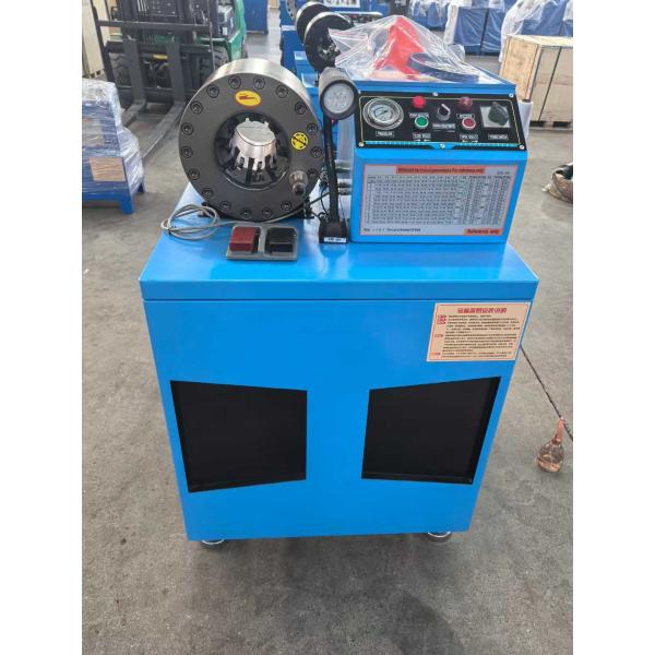 6-51mm 10 Dies Hose Matching Dies 500 Pieces Per Hour Portable Hose Crimping Machine Hydraulic Hose Crimper