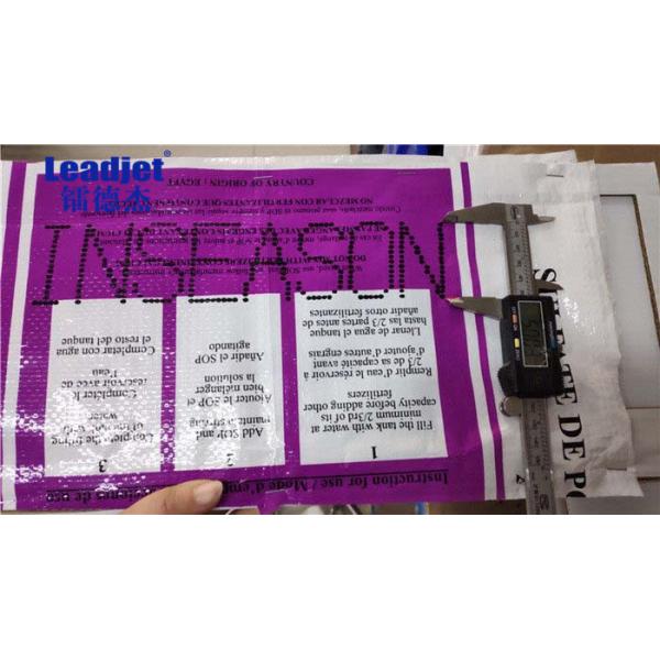 Large 3.8L Ink Tank Inkjet Coding And Marking Machines For Metal / Plastic