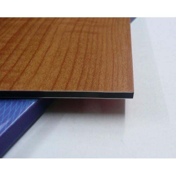 1mm - 4mm wooden color aluminum composite panel/Alucobond low-density polyethylene core
