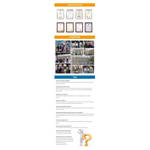 Customized LED Mini Letters Dazzling Acrylic Abyss Mirror for Screw Bolts Fixing/Hang